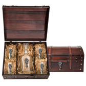 Sea Horse Capitol Decanter Chest Set