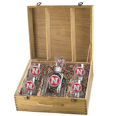 Nebraska Cornhuskers Capitol Decanter Box Set