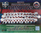 New York Mets 2000 NL Champions 8x10 Team Photo