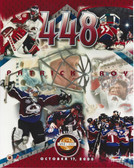 Patrick Roy Colorado Avalanche 448 Victories 8x10 Photo