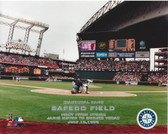 Seattle Mariners Safeco Field Inaugural Season First Pitch 8x10 Photo