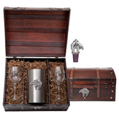 Bear Fetish Wine Chest Set
