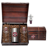Fleur de Lis #2 Wine Chest Set