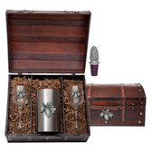 Pine Cone Wine Chest Set