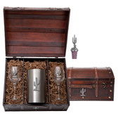 Saguaro Cactus Wine Chest Set