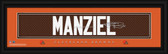 Cleveland Browns Johnny Manziel Print - Signature 8"x24"