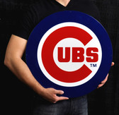 Chicago Cubs 21" Lasercut Steel Logo Sign