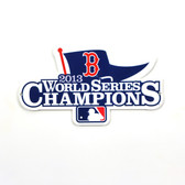 Boston Red Sox 2013 World Series Champions 12" Steel Logo Sign