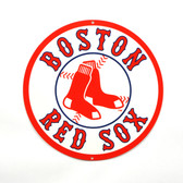 Boston Red Sox 12"  Lasercut Steel Logo Sign