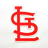St. Louis Cardinals 12" STL Lasercut Steel Logo Sign
