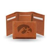 Iowa Hawkeyes Embossed Leather Trifold