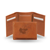 Kansas Jayhawks Embossed Leather Trifold