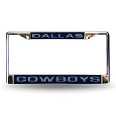 Dallas Cowboys Blue Laser Chrome Frame