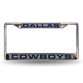 Dallas Cowboys Silver Laser Chrome Frame