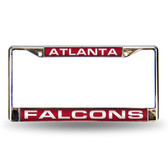 Atlanta Falcons Red Laser Chrome Frame
