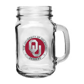 Oklahoma Sooners Mason Jar Mug
