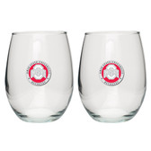 Ohio State Buckeyes Stemless Wine Glass (Set of 2)