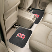 Boston Red Sox Backseat Utility Mats 2 Pack 14"x17"