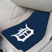 Detroit Tigers 2-piece Carpeted Car Mats 17"x27"