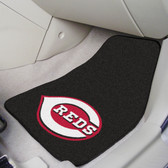 Cincinnati Reds 2-piece Carpeted Car Mats 17"x27"