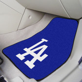 Los Angeles Dodgers 2-piece Carpeted Car Mats 17"x27"