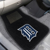 Detroit Tigers 2-piece Embroidered Car Mats 18"x27"