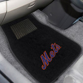 New York Mets 2-pc Embroidered Car Mat Set
