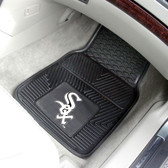 Chicago White Sox Heavy Duty 2-Piece Vinyl Car Mats 17"x27"