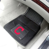 Cleveland Indians Heavy Duty 2-Piece Vinyl Car Mats 17"x27"