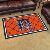 Detroit Tigers Rug 4'x6'