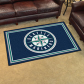 Seattle Mariners Rug 4'x6'