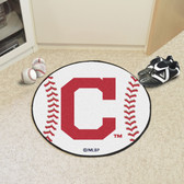 Cleveland Indians "Block-C" Baseball Mat 27" diameter