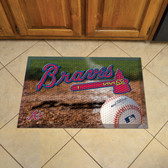 Atlanta Braves Scraper Mat 19"x30" - Ball