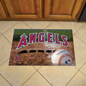 Los Angeles Angels Scraper Mat 19"x30" - Ball