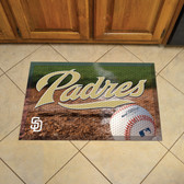 San Diego Padres Scraper Mat 19"x30" - Ball