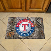 Texas Rangers Scraper Mat 19"x30" - Camo