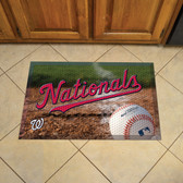 Washington Nationals Scraper Mat 19"x30" - Ball