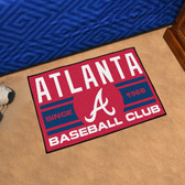 Atlanta Braves Baseball Club Starter Rug 19"x30"