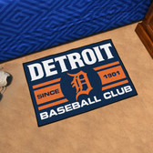 Detroit Tigers Baseball Club Starter Rug 19"x30"
