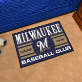 Milwaukee Brewers Baseball Club Starter Rug 19"x30"