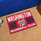 Washington Nationals Baseball Club Starter Rug 19"x30"