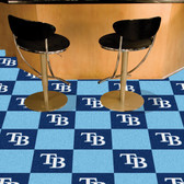Tampa Bay Rays Carpet Tiles 18"x18" tiles