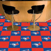 Toronto Blue Jays Carpet Tiles 18"x18" tiles