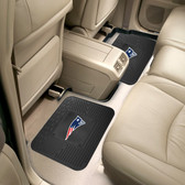 New England Patriots Backseat Utility Mats 2 Pack 14"x17"