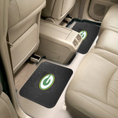 Green Bay Packers Backseat Utility Mats 2 Pack 14"x17"