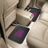 New York Giants Backseat Utility Mats 2 Pack 14"x17"