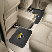 Jacksonville Jaguars Backseat Utility Mats 2 Pack 14"x17"