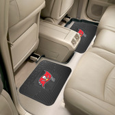 Tampa Bay Buccaneers Backseat Utility Mats 2 Pack 14"x17"