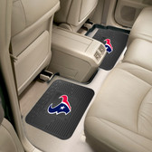Houston Texans Backseat Utility Mats 2 Pack 14"x17"