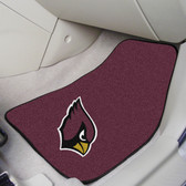 Arizona Cardinals 2-piece Carpeted Car Mats 17"x27"